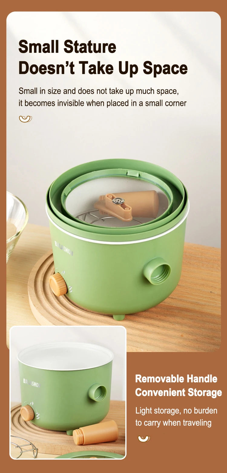 Compact Electric Multi-Cooker for Quick Home Meals