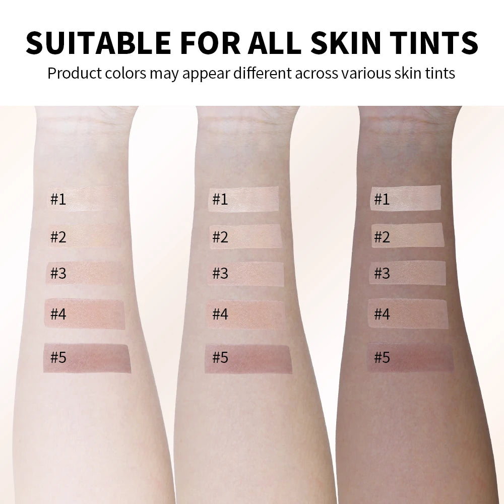Color-Changing Foundation Stick with Built-in Blending Brush