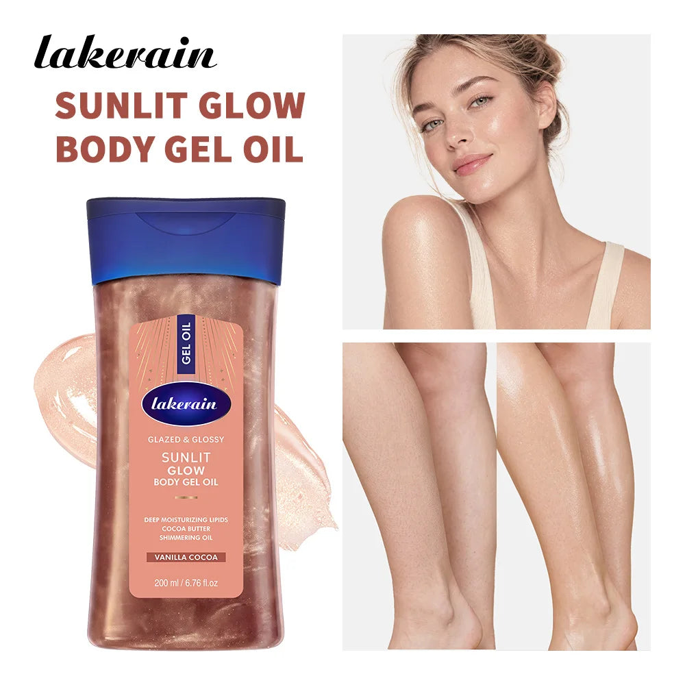 Radiant Hydrating Body Gel Oil for Glowing Skin