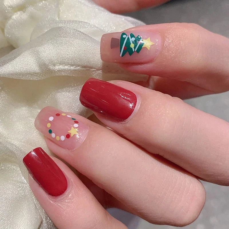Christmas Snowflake Gel Nail Art Stickers