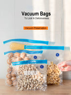 Reusable Vacuum Food Storage Bags for Kitchen