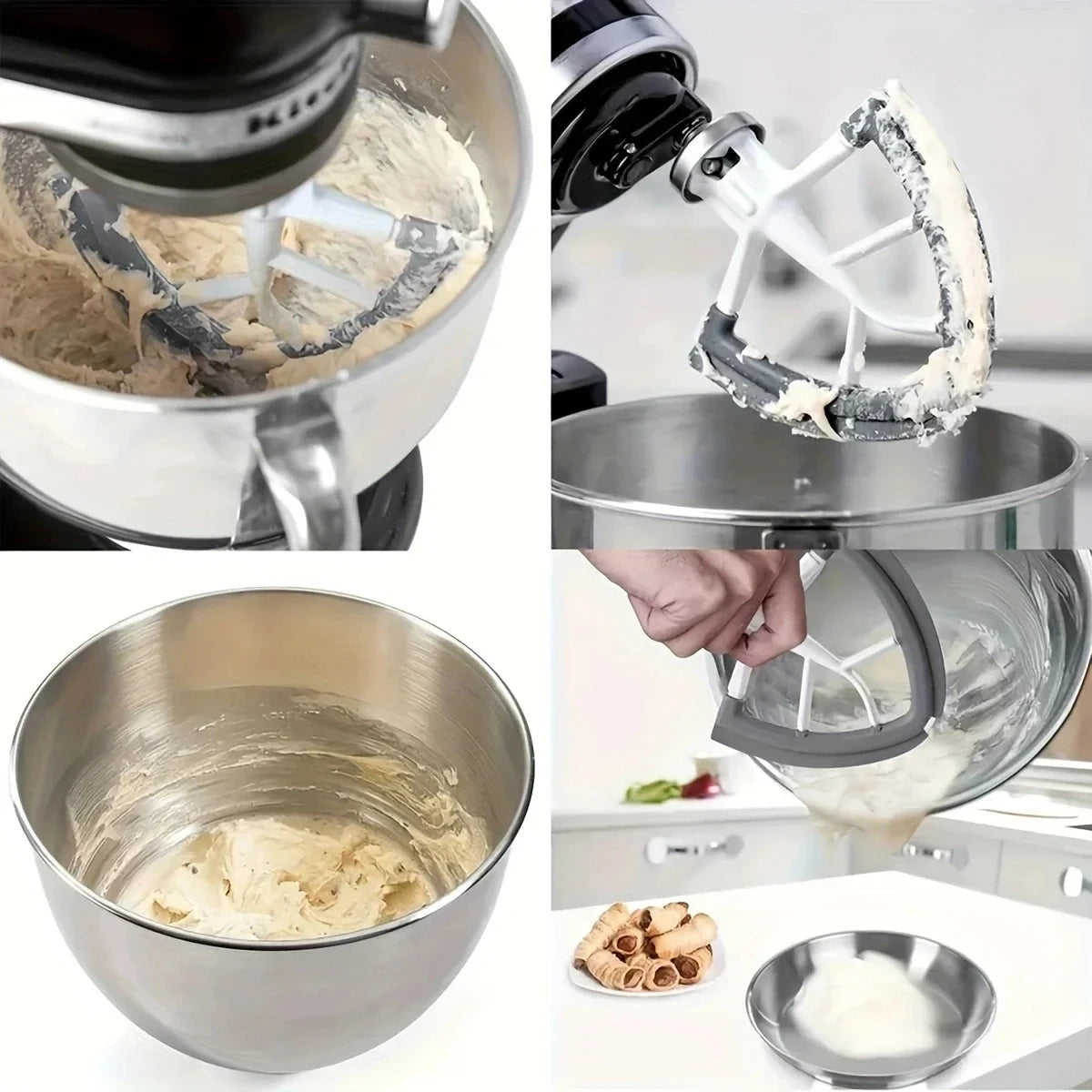 Silicone Edge Flex Beater for 4.5-5qt Tilt-Head Mixers