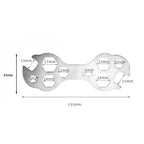 10-in-1 Portable Hexagon Bicycle Repair Wrench