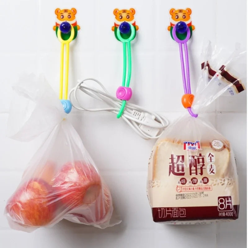 Reusable Elastic Food Bag Sealing Clips