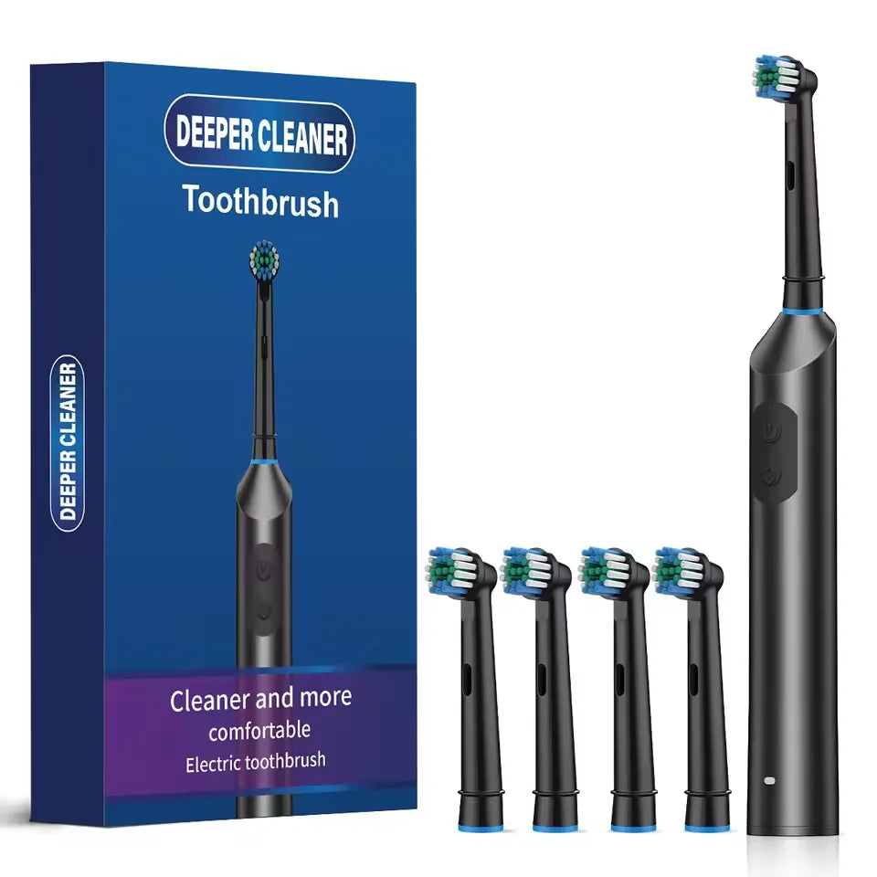 Rechargeable Rotating Electric Toothbrush with 5 Modes