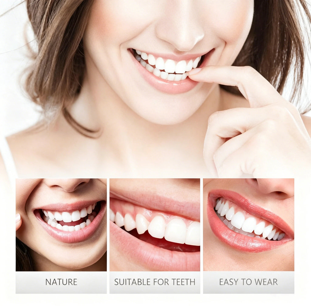 Instant Snap-On Silicone Smile Veneers for Natural Looking Teeth