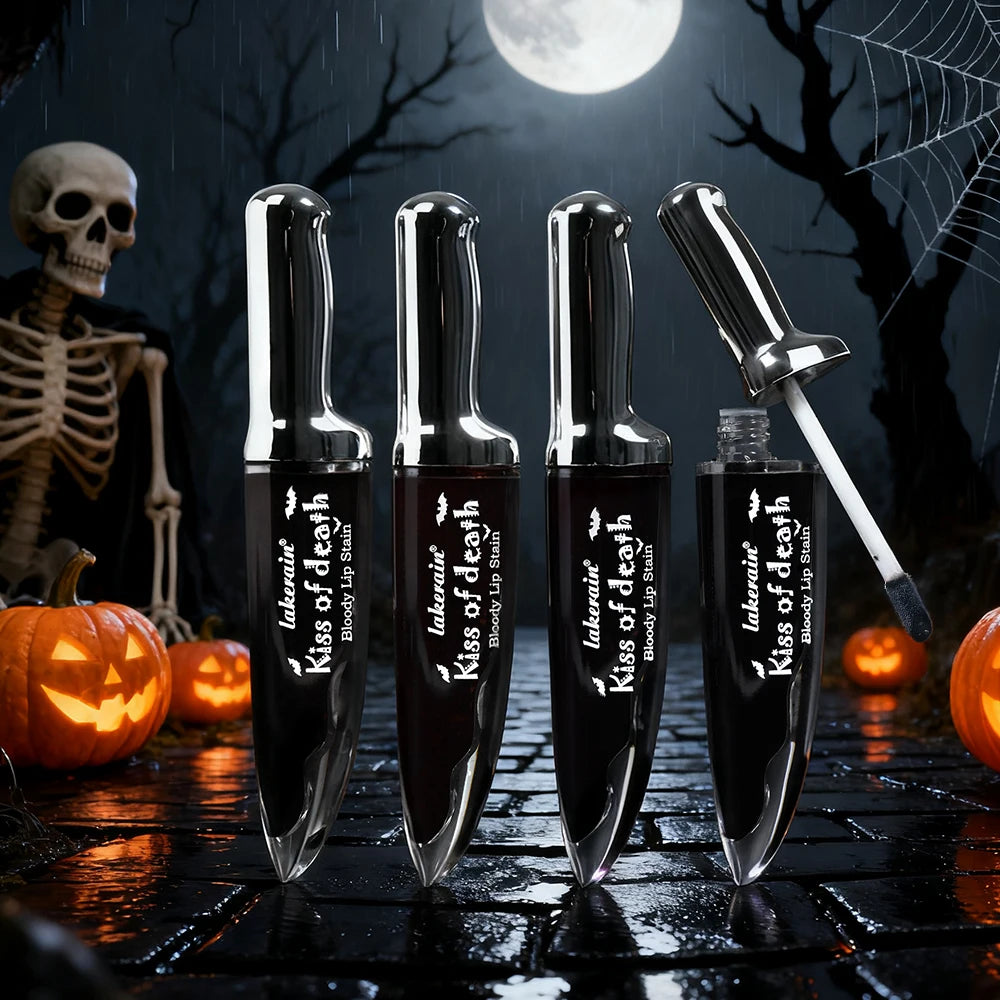 Bloody Matte Liquid Lip Stain for Halloween and Gothic Makeup