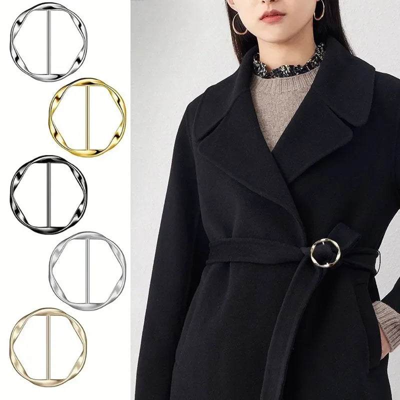 5-Piece Versatile Scarf and T-Shirt Clip Set