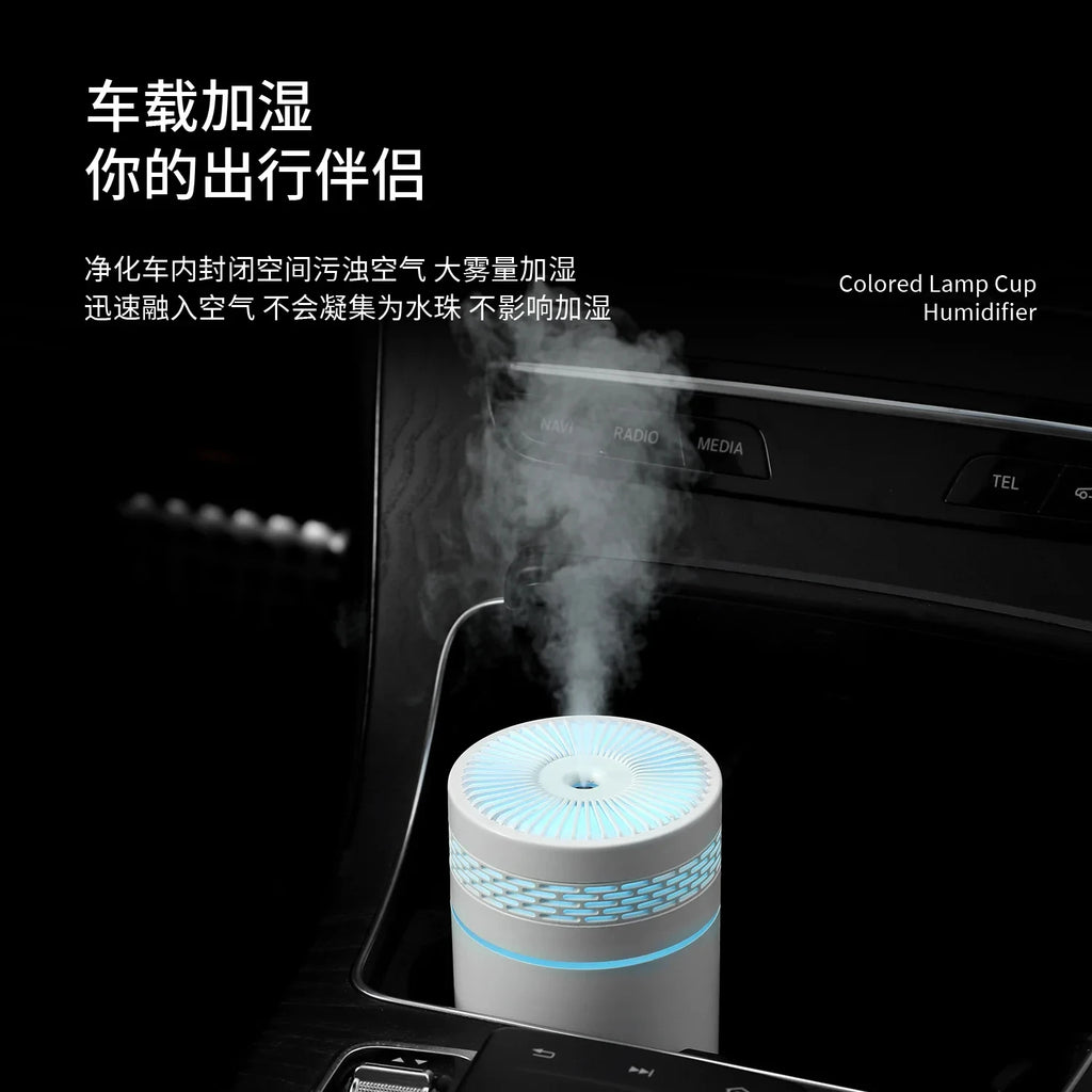 Portable Mini LED Car and Desk Humidifier