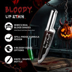 Bloody Matte Liquid Lip Stain for Halloween and Gothic Makeup