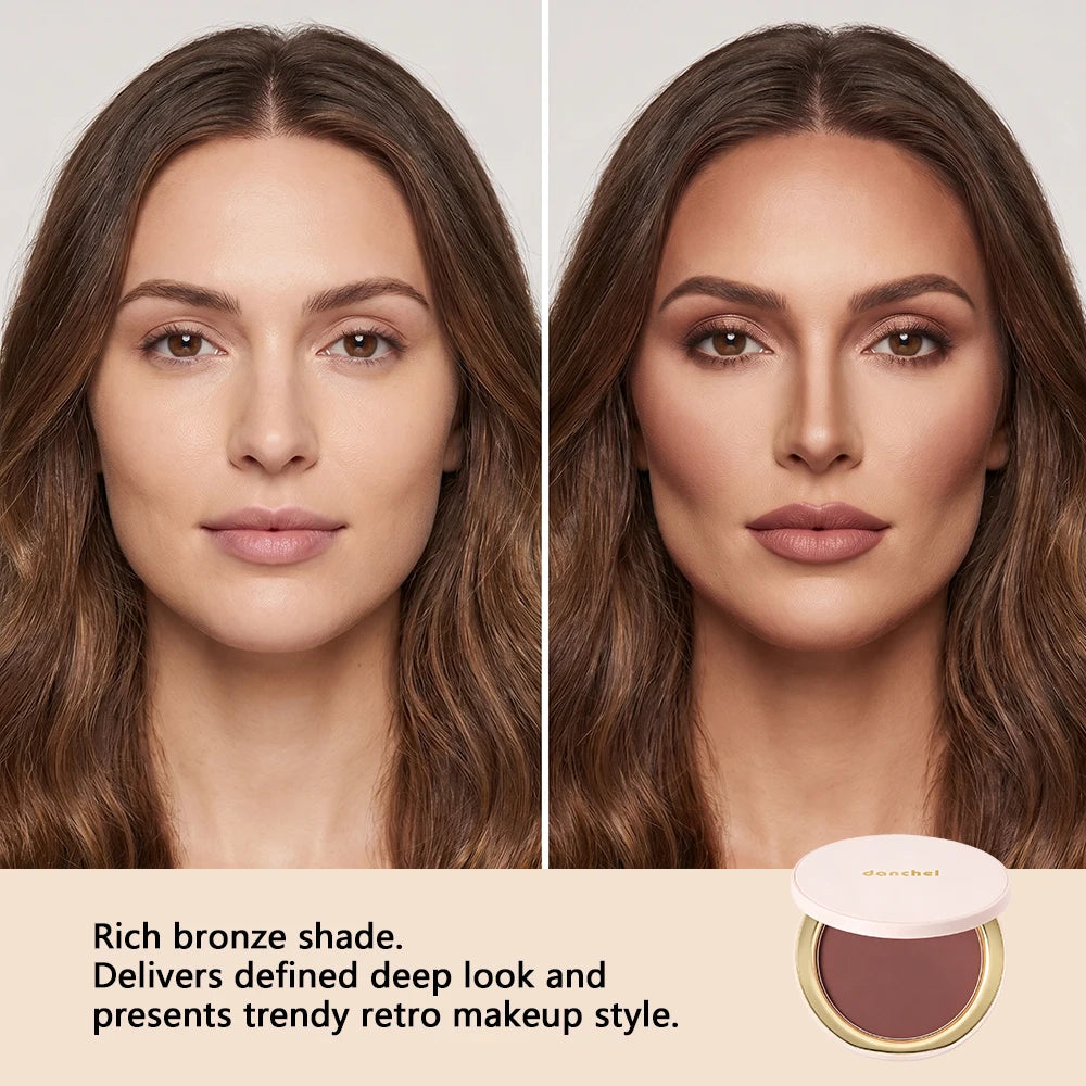 Buildable Matte Pressed Bronzer Powder for Face Contour - 10
