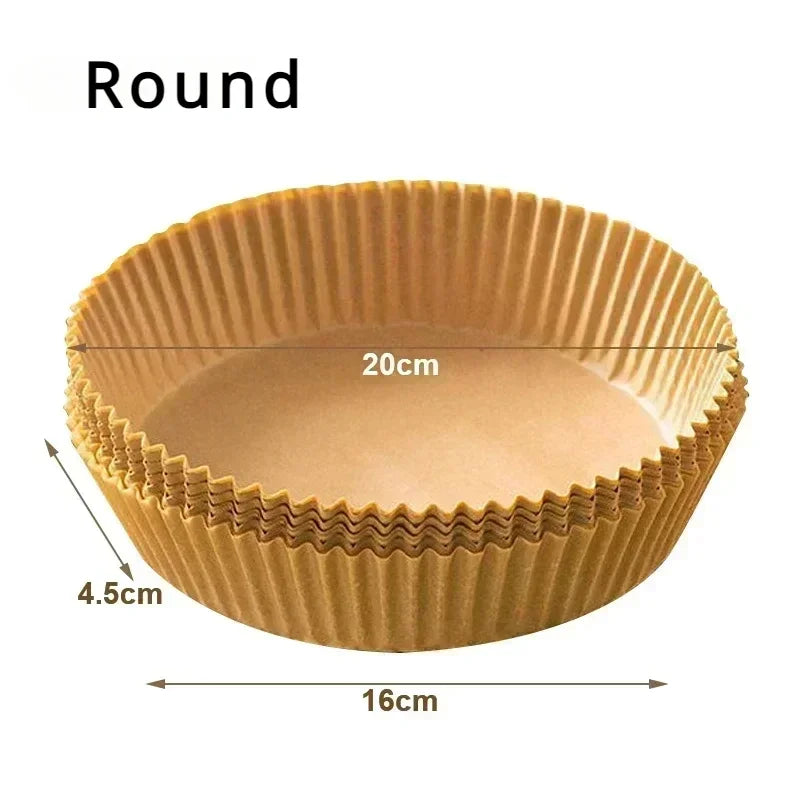Disposable Non-Stick Air Fryer Parchment Paper Liners