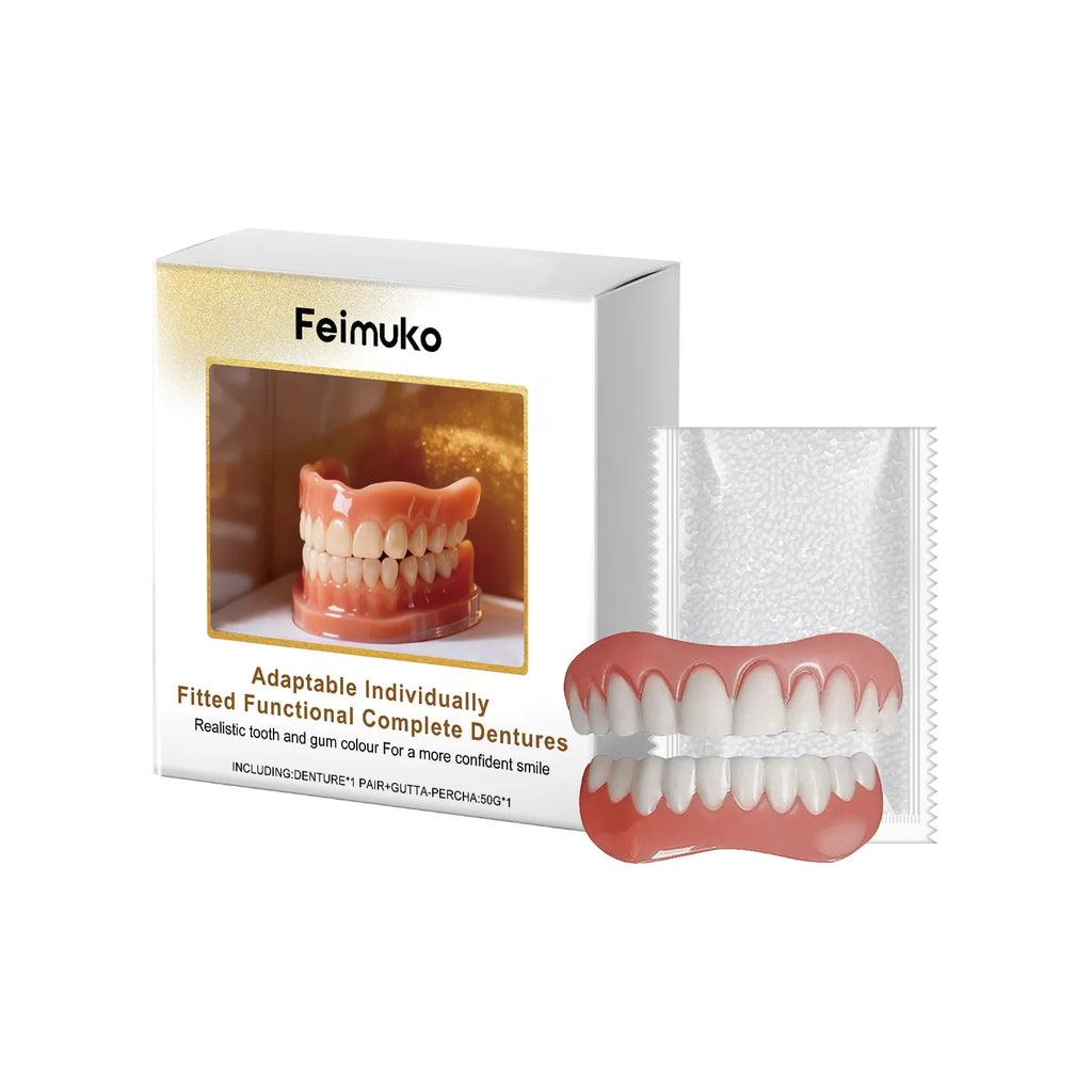 Custom Fit Cosmetic Denture and Reline Set for a Confident Smile