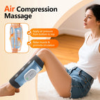 Wireless Air Compression Leg and Calf Massager for Muscle Recovery