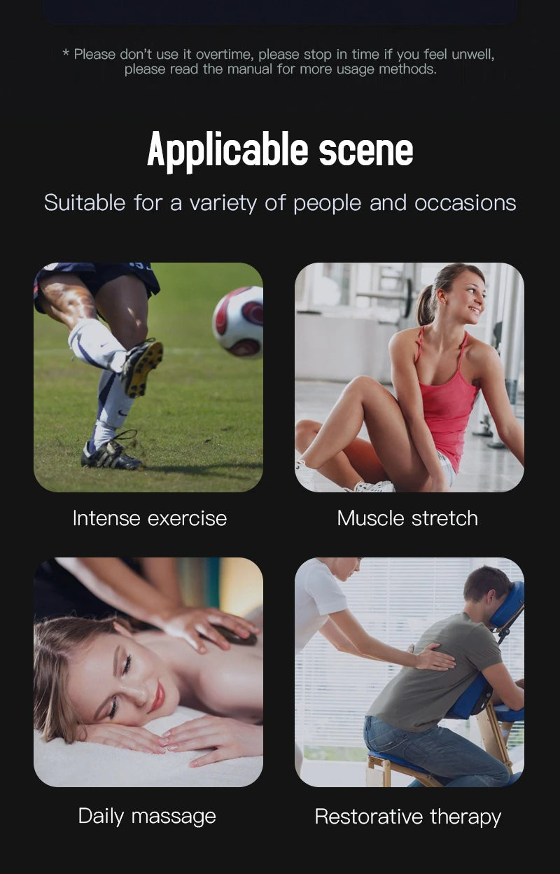 Electric Myofascial Muscle Scraping and Massage Tool