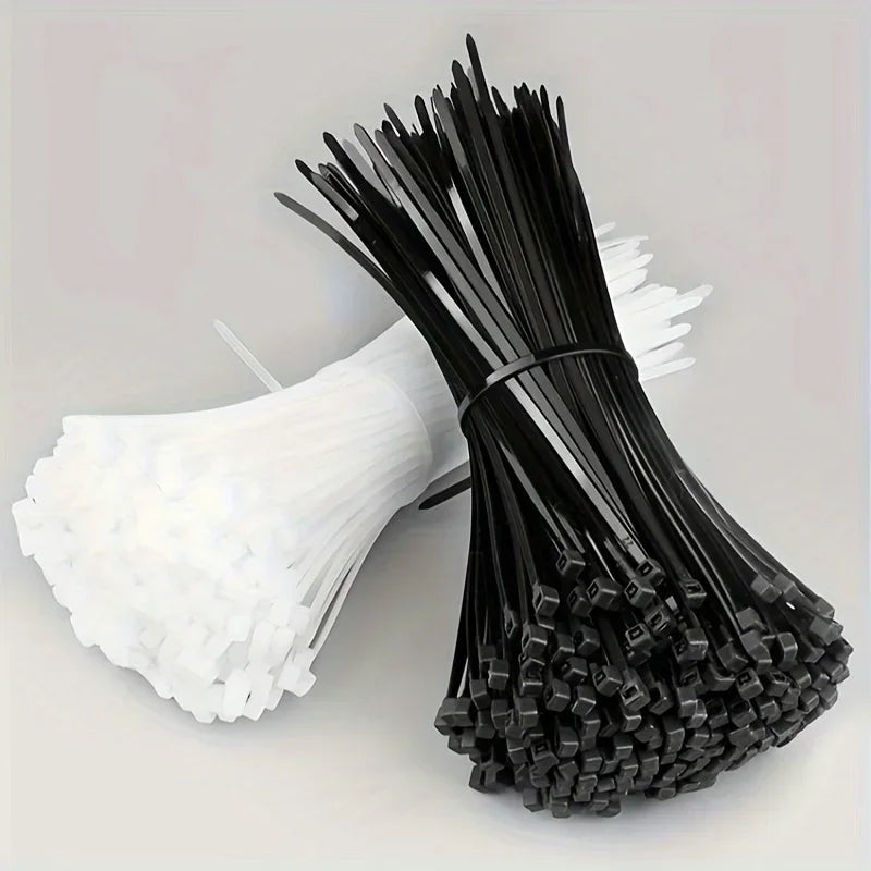 Heavy Duty Self-Locking Nylon Cable Zip Ties for Home and Office