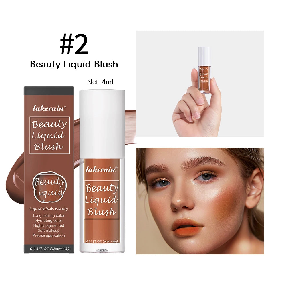 Waterproof Liquid Cheek Blush for Natural Makeup