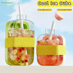 Portable Ice Cube Maker and Storage Bottle