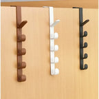 Over-the-Door Multi-Hook Organizer for Bags and Hats