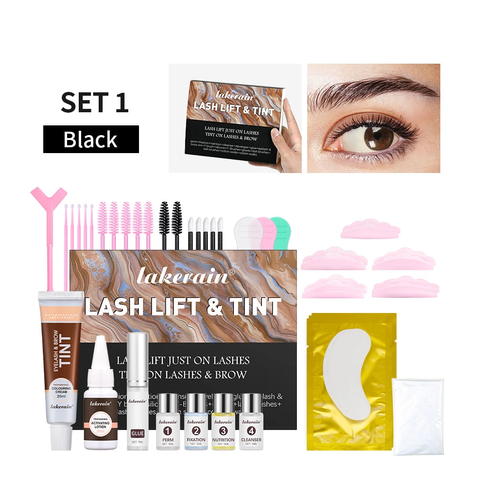 Professional Eyelash and Eyebrow Lifting and Tinting Kit