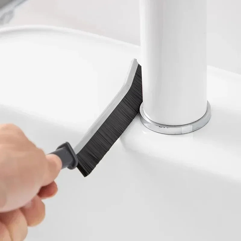 Hard-Bristled Crevice Cleaning Brush for Tight Gaps and Tiles - 14