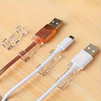 Self-Adhesive Cable Management Clips for Desk and Home