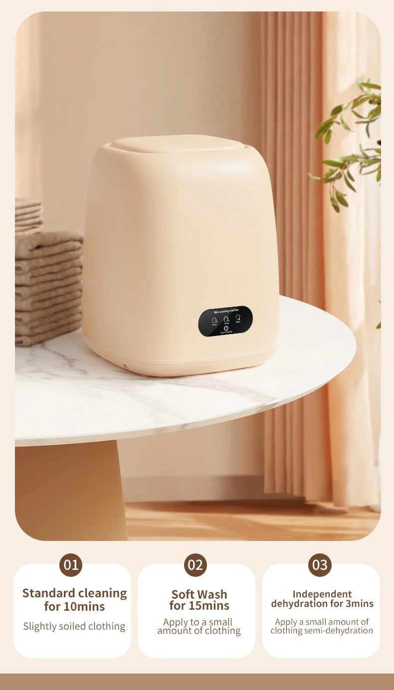 Portable Mini Washing Machine for Underwear and Small Clothes - 18