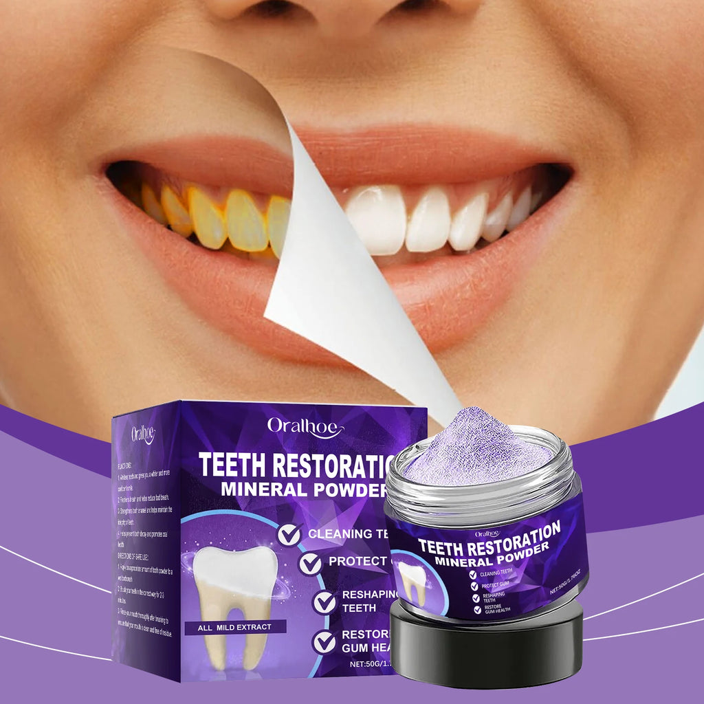 Professional Teeth Whitening and Enamel Restoration Powder