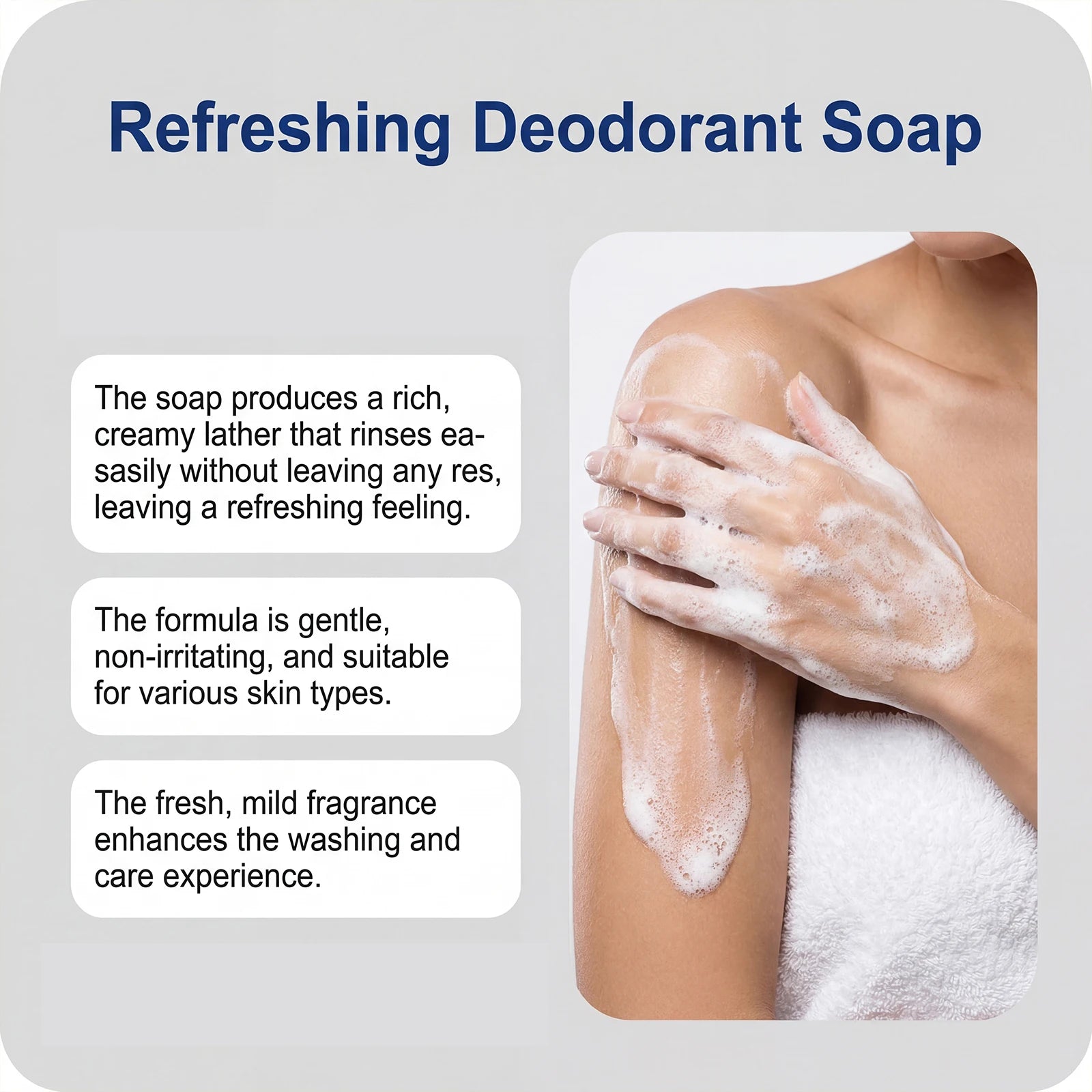 Persimmon Soap Bar for Natural Body Odor Deodorization - 15