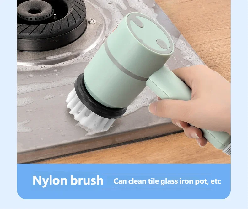 Wireless Electric Handheld Cleaning Brush for Home