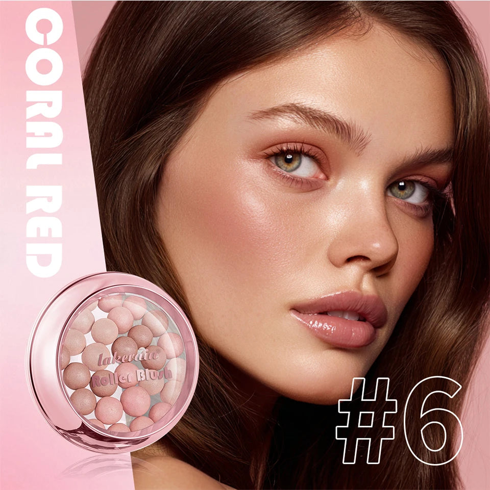 Spherical Powder Bead Blush for Natural Glowing Makeup - 9