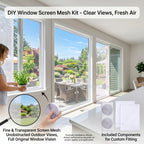 DIY Adhesive Window Mosquito Screen Mesh