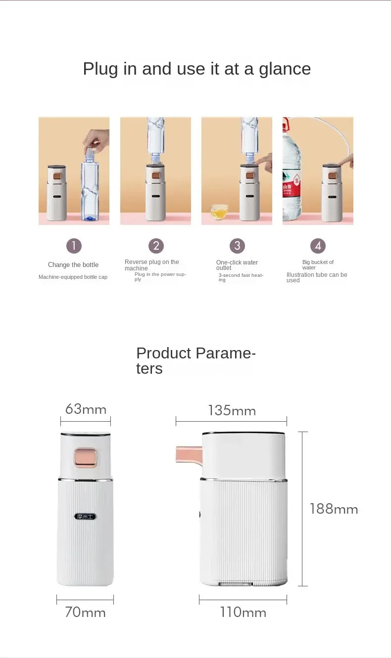 Instant Portable Hot Water Dispenser for Formula and Travel - 27