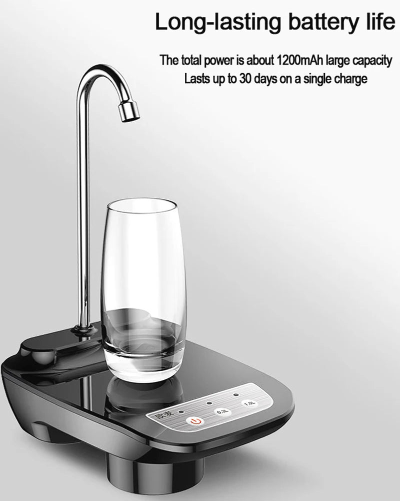 Automatic Rechargeable Electric Water Bottle Dispenser Pump - 9