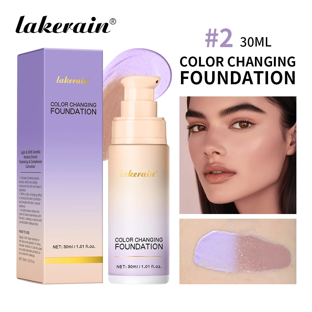 Color-Changing Liquid Foundation for Flawless Skin