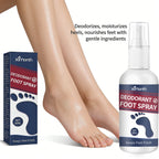Refreshing Deodorizing Foot Spray for Odor Removal and Dry Skin
