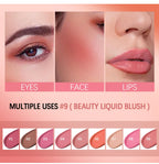 Waterproof Liquid Cheek Blush for Natural Makeup