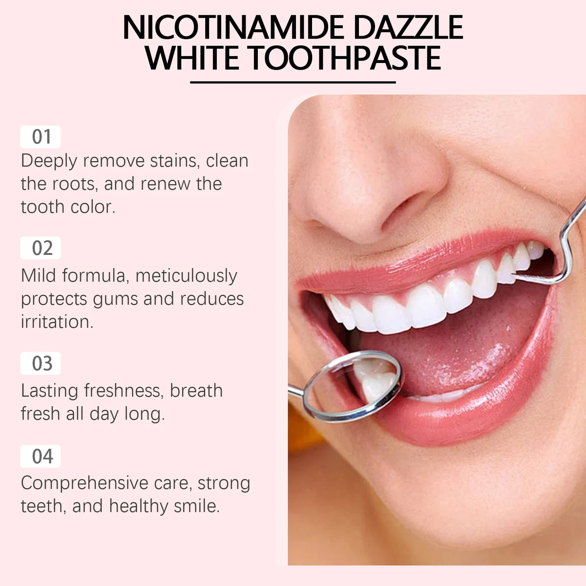 Brightening and Cavity Repair Teeth Whitening Toothpaste