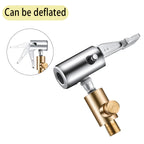90-Degree Locking Tire Inflator Air Chuck for Cars and Bikes