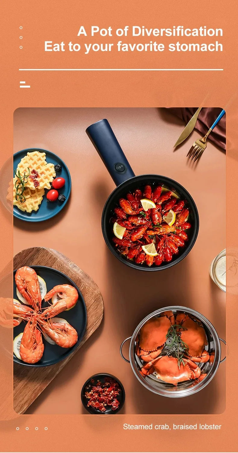 Compact Multi-Function Electric Cooker for Quick Meals - 8