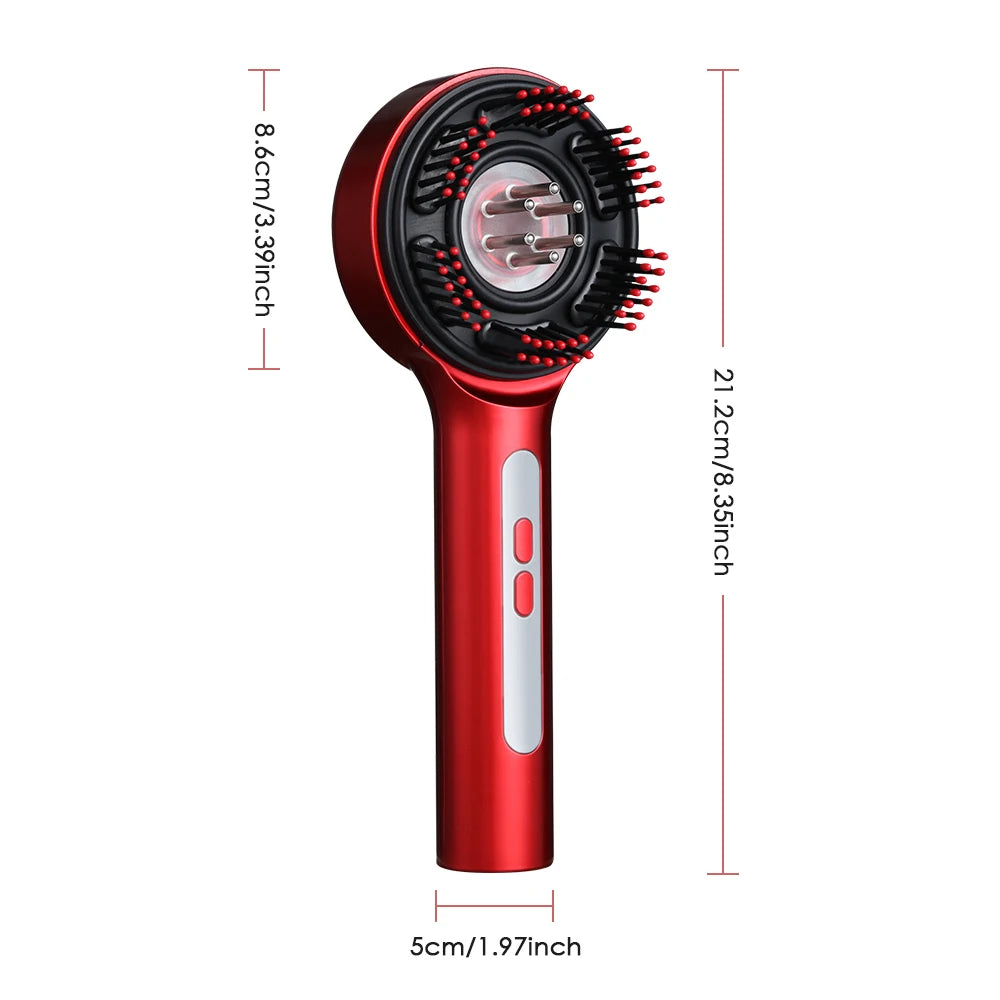 Electric Scalp Massage Comb with Serum Applicator for Hair Growth - 13