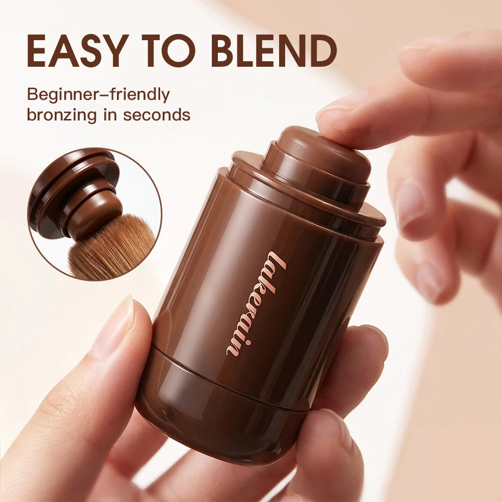 Cream Bronzer Stick for Sculpted Face Contouring - 4