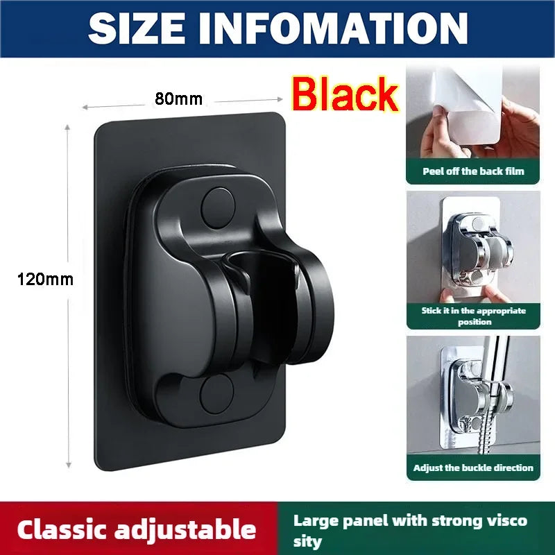 Adjustable Adhesive Shower Head Holder - 12