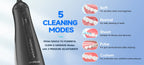 Portable Electric Cordless Water Flosser for Teeth Cleaning