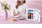 4L Portable Mini Makeup Fridge with LED Lighted Mirror