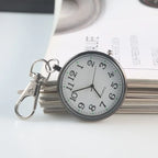Portable Quartz Nurse Pocket Watch with Secure Keyring