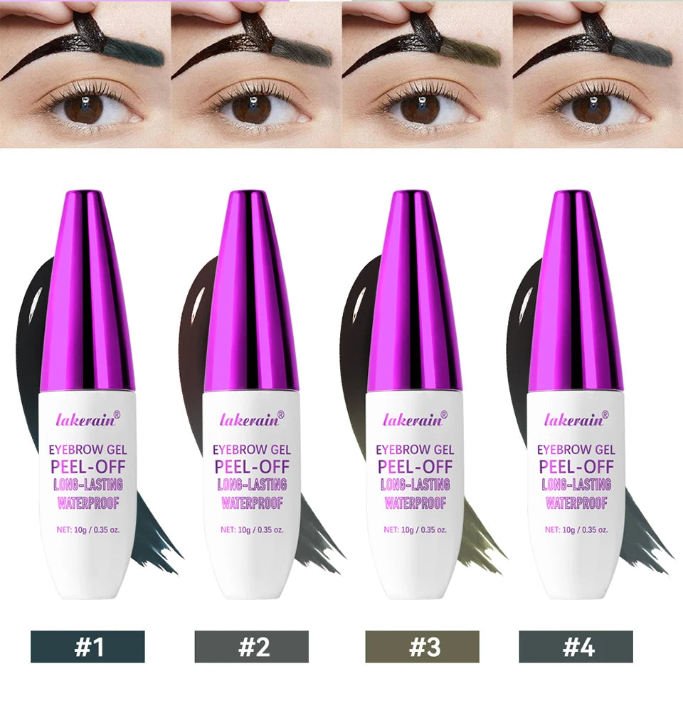 Long-Lasting Waterproof Peel-Off Eyebrow Tint Gel