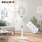 Adjustable Remote Control Stand Floor Fan for Home and Office