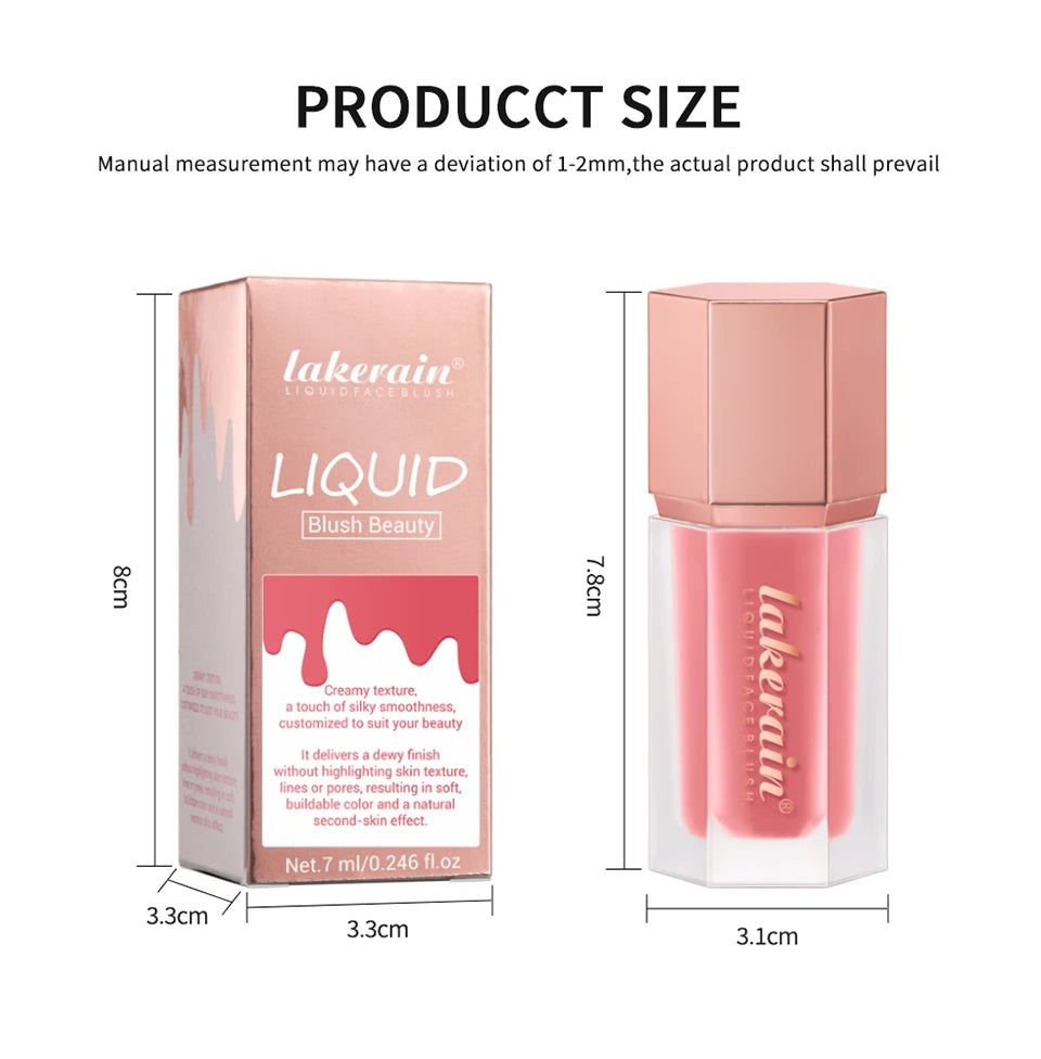 Waterproof Velvet Matte Liquid Face Blush
