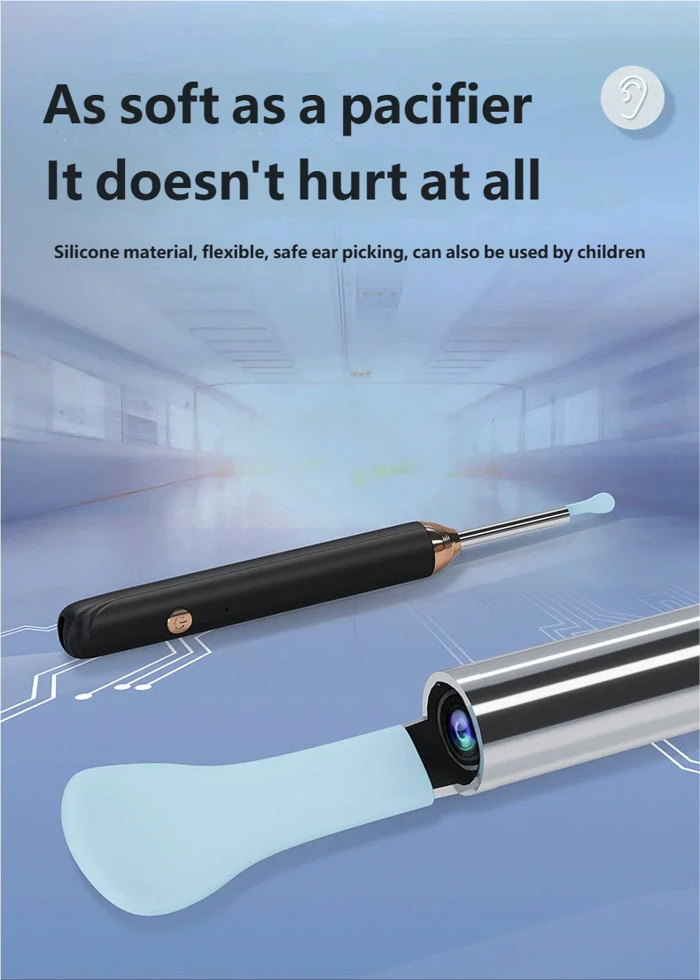 HD WiFi Visible Ear Wax Removal Tool